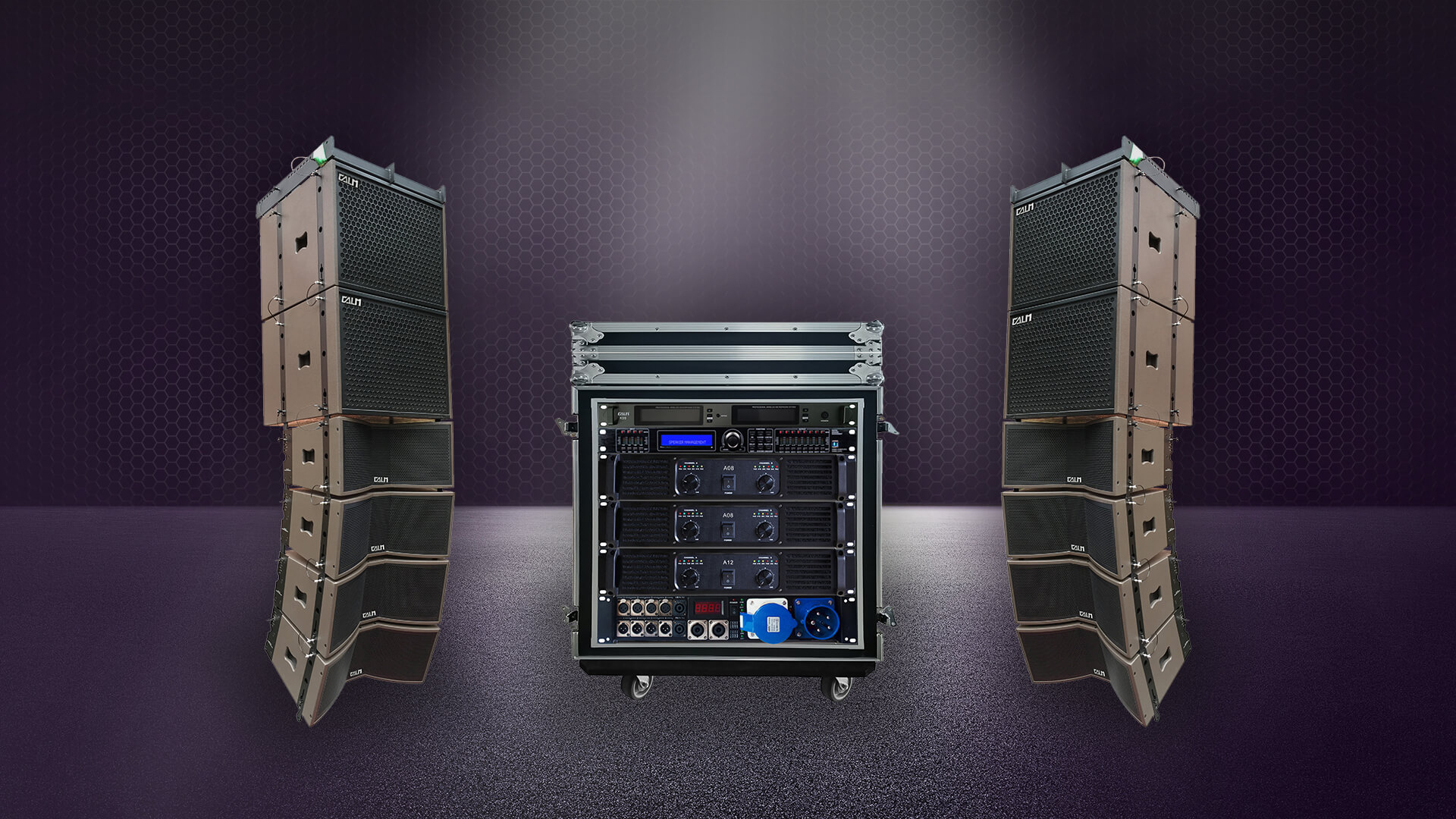 Full set Dual 12 inch line array sound system(V net)